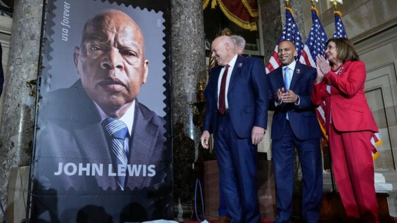 Stamp unveiling for former congressman John Lewis