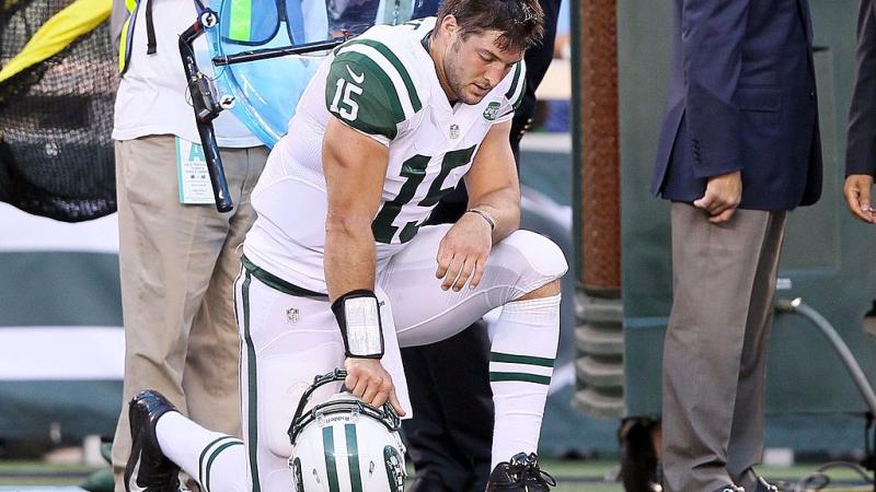 Former college and NFL football player Tim Tebow