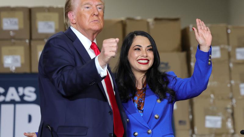 Trump and Mayra Flores