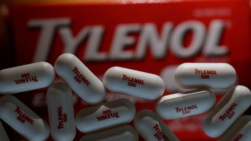 Tylenol, whose active ingredient is acetaminophen