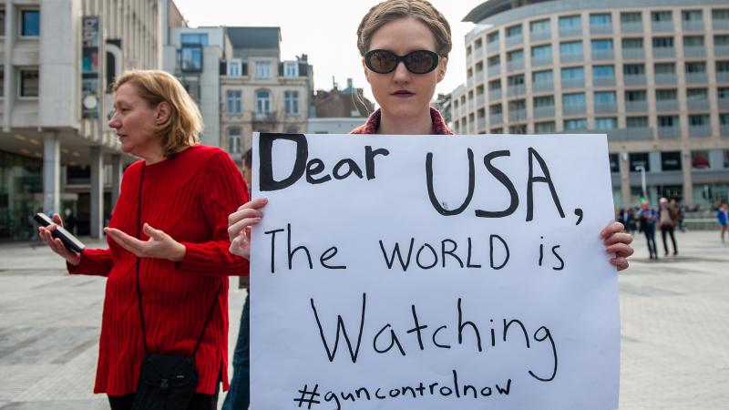 Europe anti-gun US protests