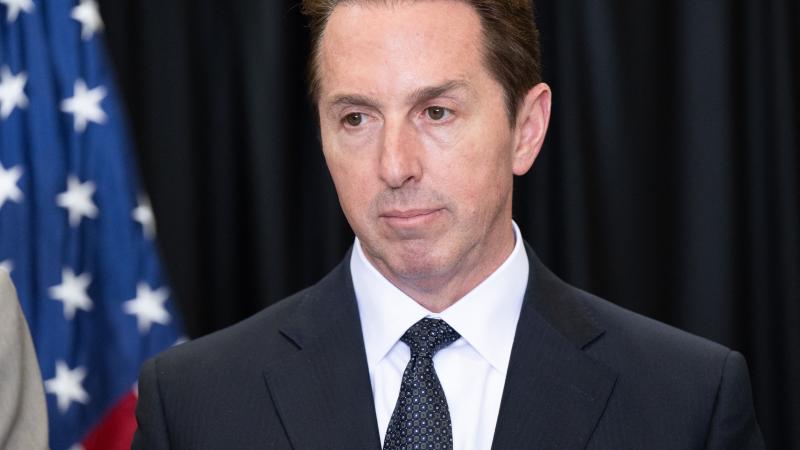 US Deputy Secretary of Homeland Security Troy Edgar speaks to the press after welcoming the first group of Afrikaners from South Africa