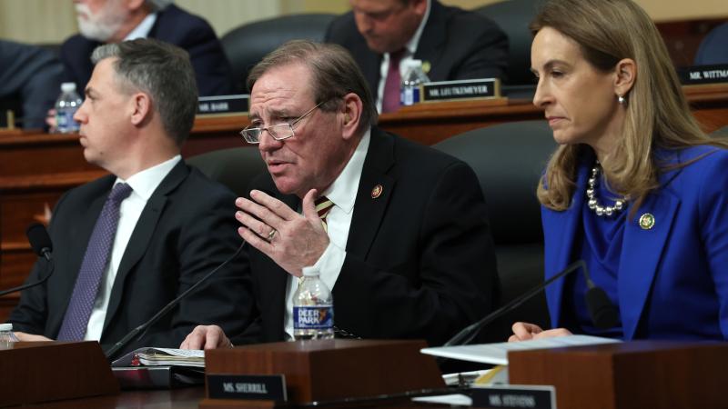 U.S. Rep. Neal Dunn (R-FL) questions witnesses in a hearing of the House Select Committee on Strategic Competition