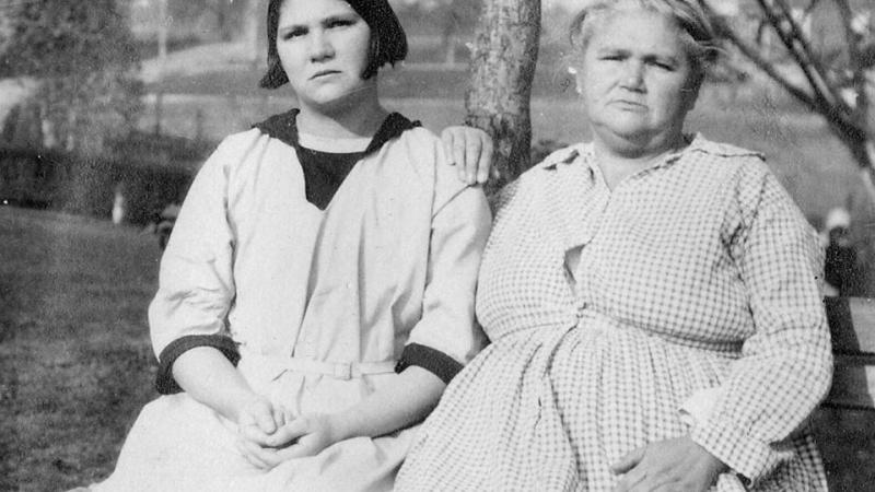 Carrie and Emma Buck at the Virginia Colony for Epileptics and Feebleminded