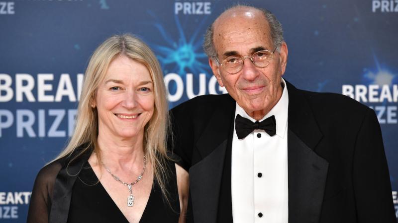 Cornelia Bargmann and Richard Axel attend the 2020 Breakthrough Prize Red Carpet at NASA Ames Research Center on November 03, 2019 in Mountain View, California.