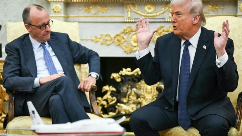 Merz and Trump meet in Washington