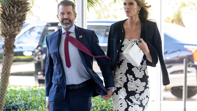 Donald Trump Jr. and his fiancee Bettina Anderson