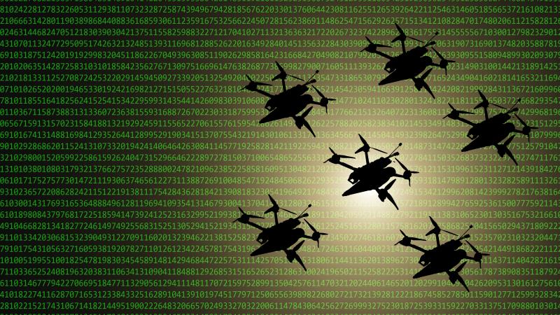 Flying drones 
