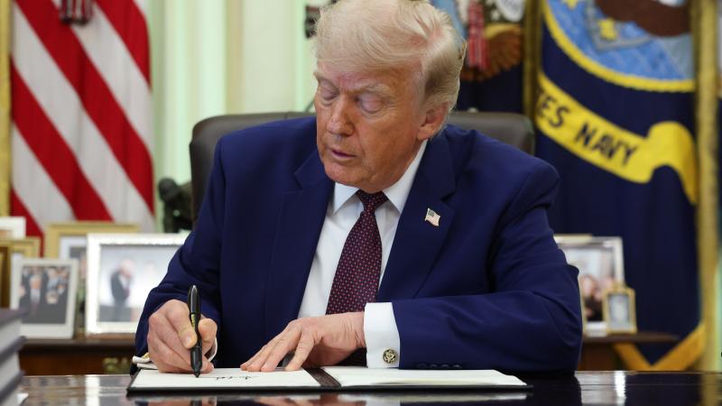 President Trump Signs Executive Orders In The Oval Office June 3, 2026