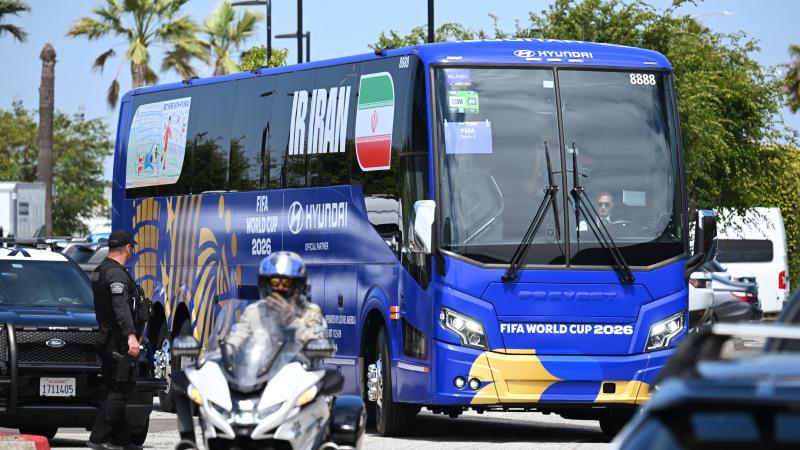 Iran national team arrives to Los Angeles 