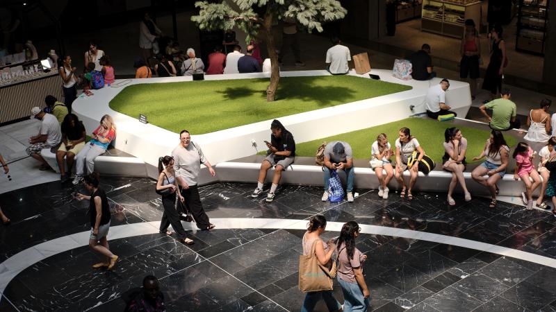 French residents seek refuge from the heat