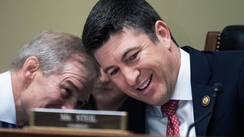 Wisconsin Rep. Bryan Steil and Ohio Rep. Jim Jordan attend House Administration Committee hearing June 10