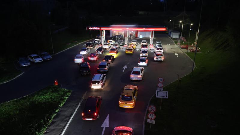 gas station russia
