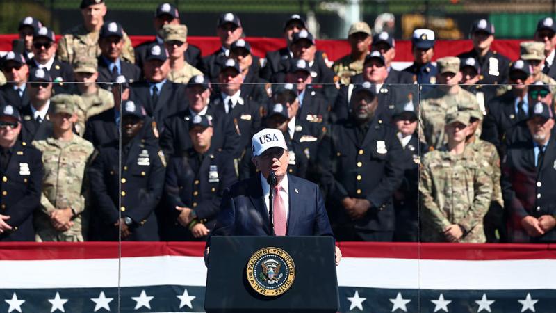 Trump on the Ellipse