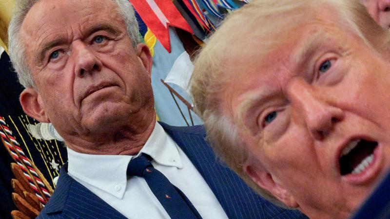 President Trump and HHS Secretary Robert F. Kennedy Jr. 