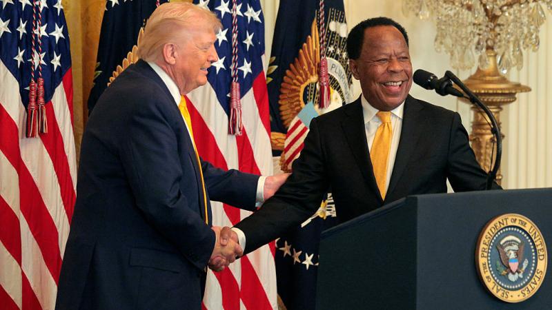Leo Terrell with President Trump