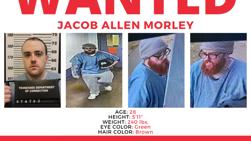 Escaped convict Jacob Allen Morley