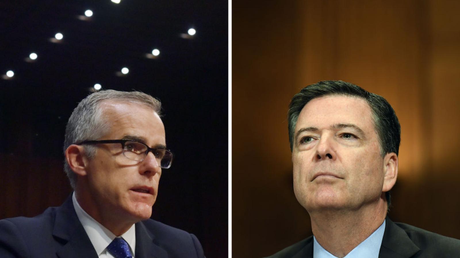 Andrew McCabe, James Comey