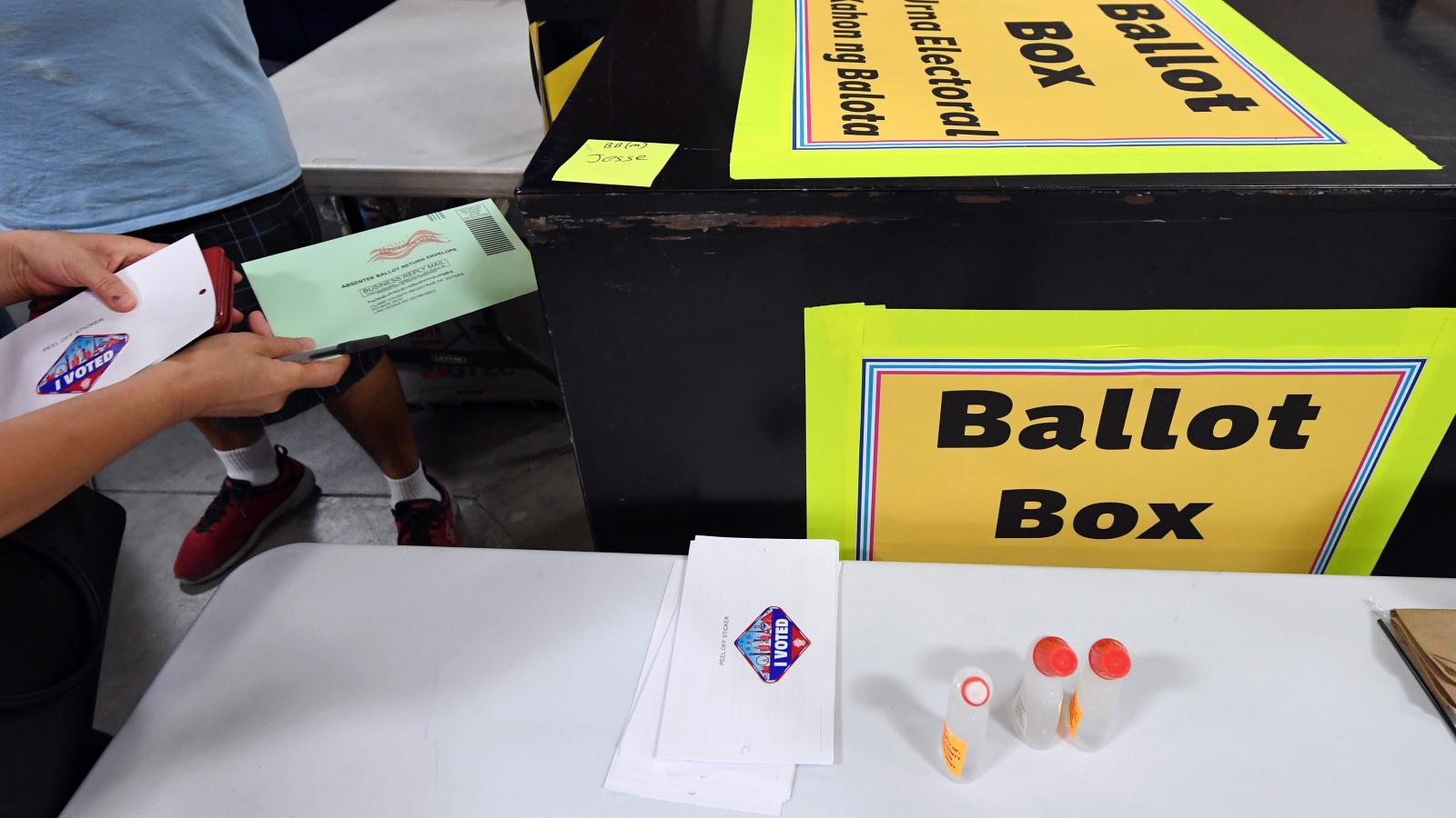 Nevada ballot box