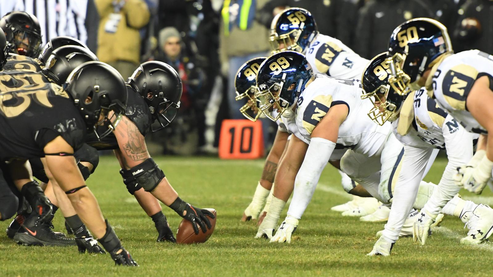 The Army-Navy game on December 8, 2018, at Lincoln Financial Field in Philadelphia,PA.
