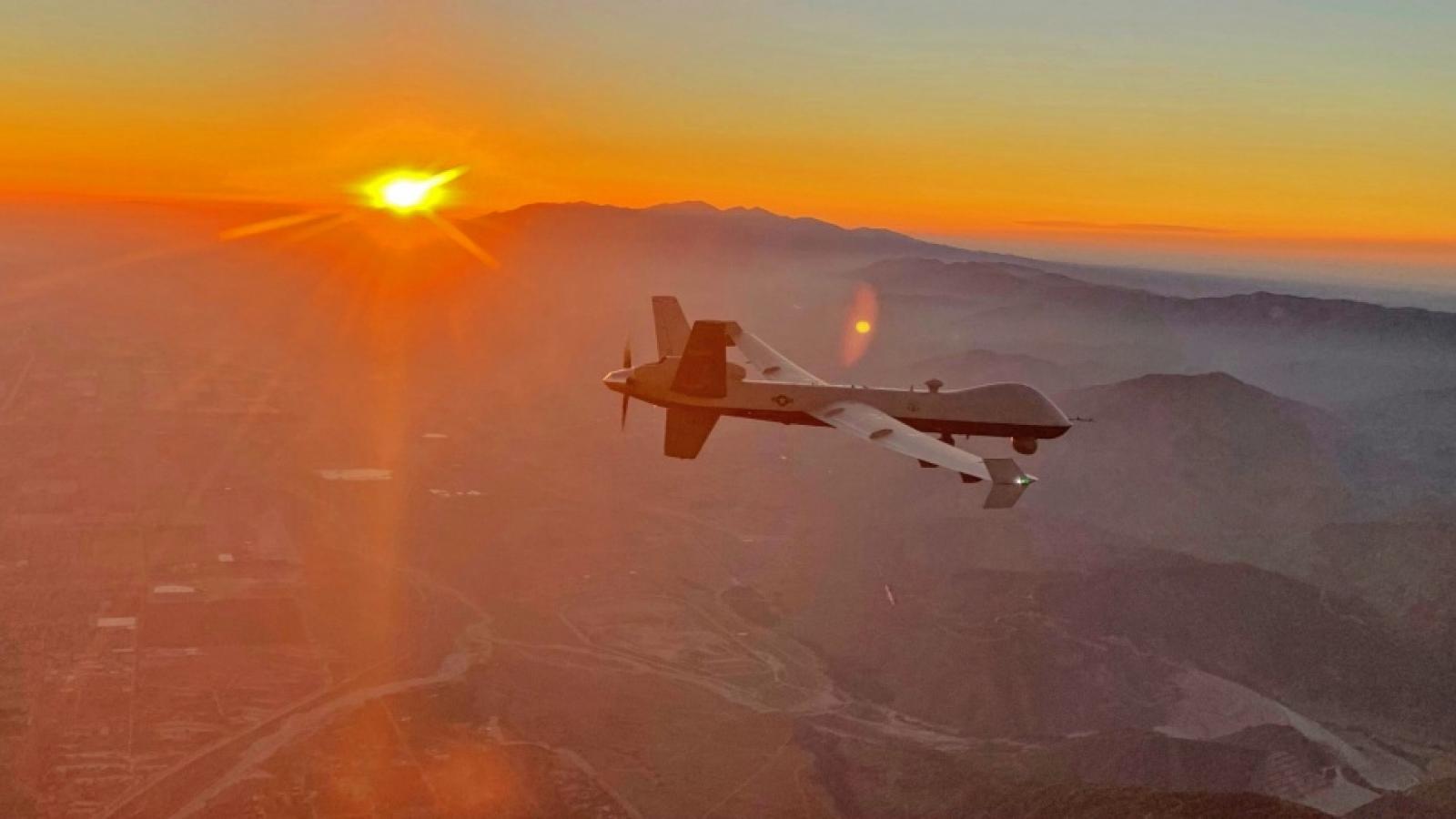 MQ-9 Reaper drone in flight