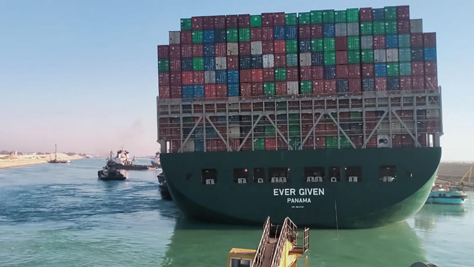 Suez Canal Panama-flagged MV 'Ever Given'