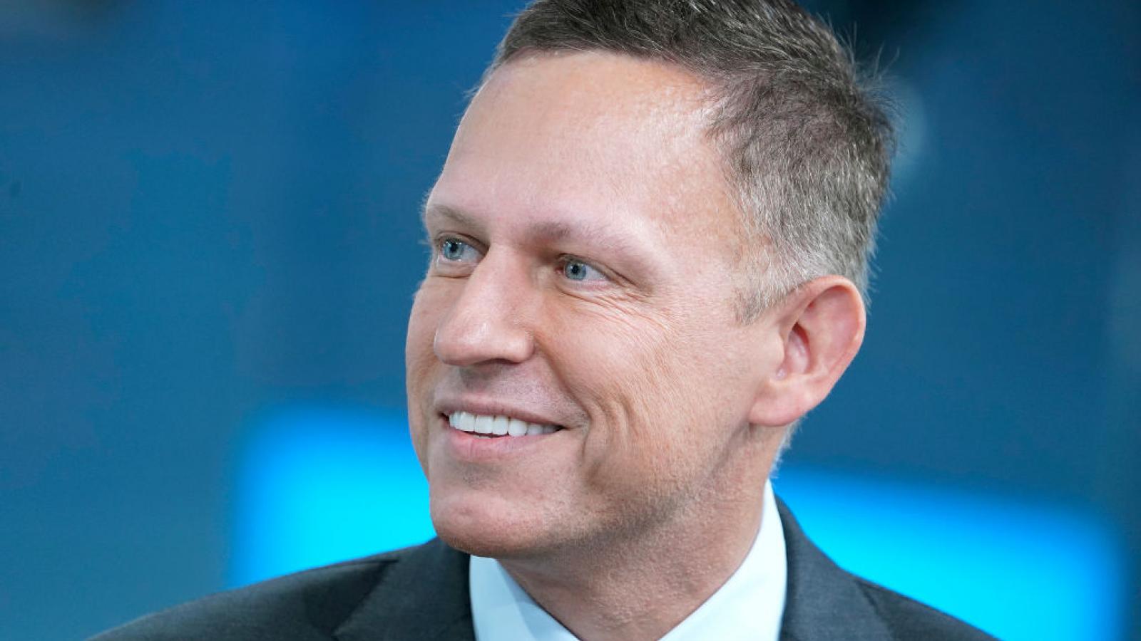 Peter Thiel at Fox News Channel Studios in New York City in 2019
