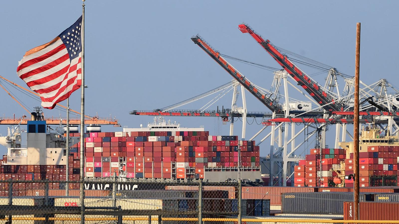 Cargo at the Port of Los Angeles 