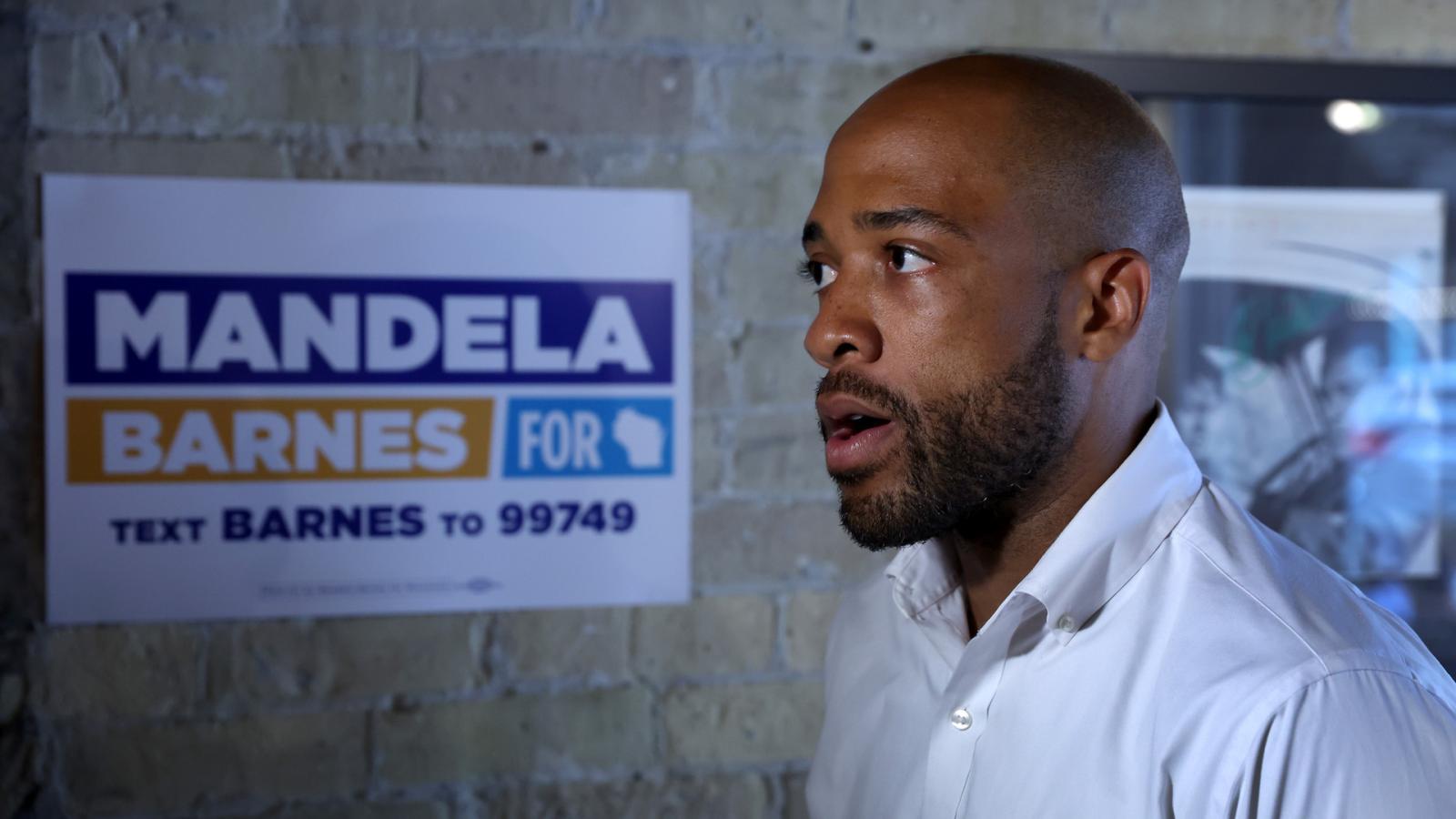 Mandela Barnes, Aug. 7, 2022, Milwaukee, Wisc.