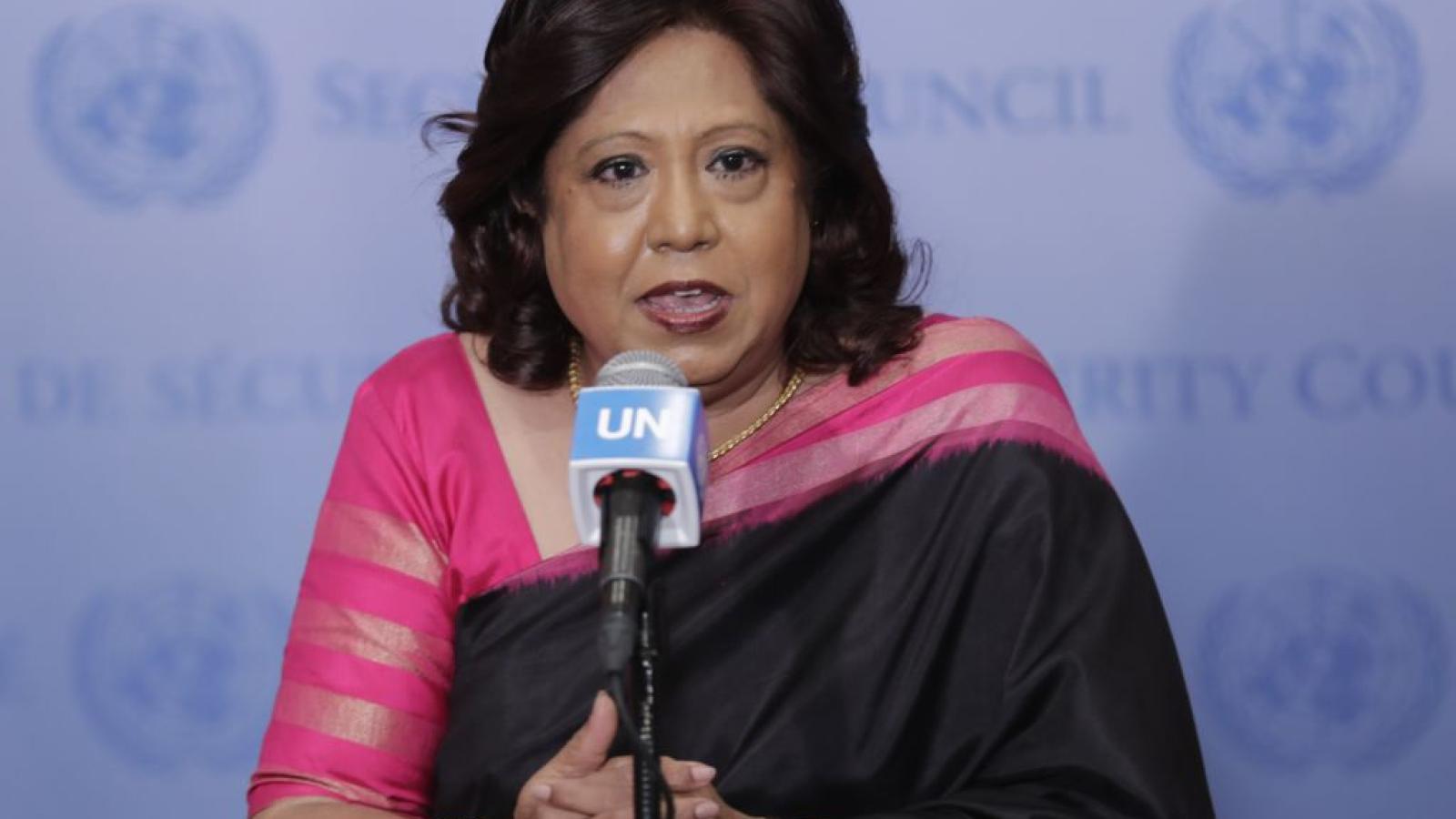 Pramila Patten in Oct. of 2019