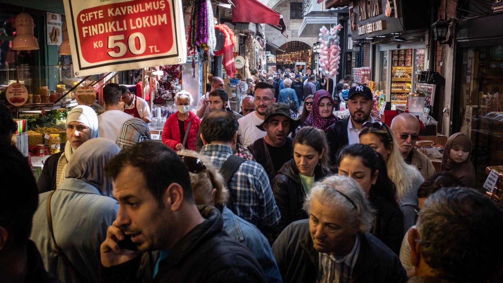 Shopping center, Istanbul, Turkey, Nov. 3, 2022