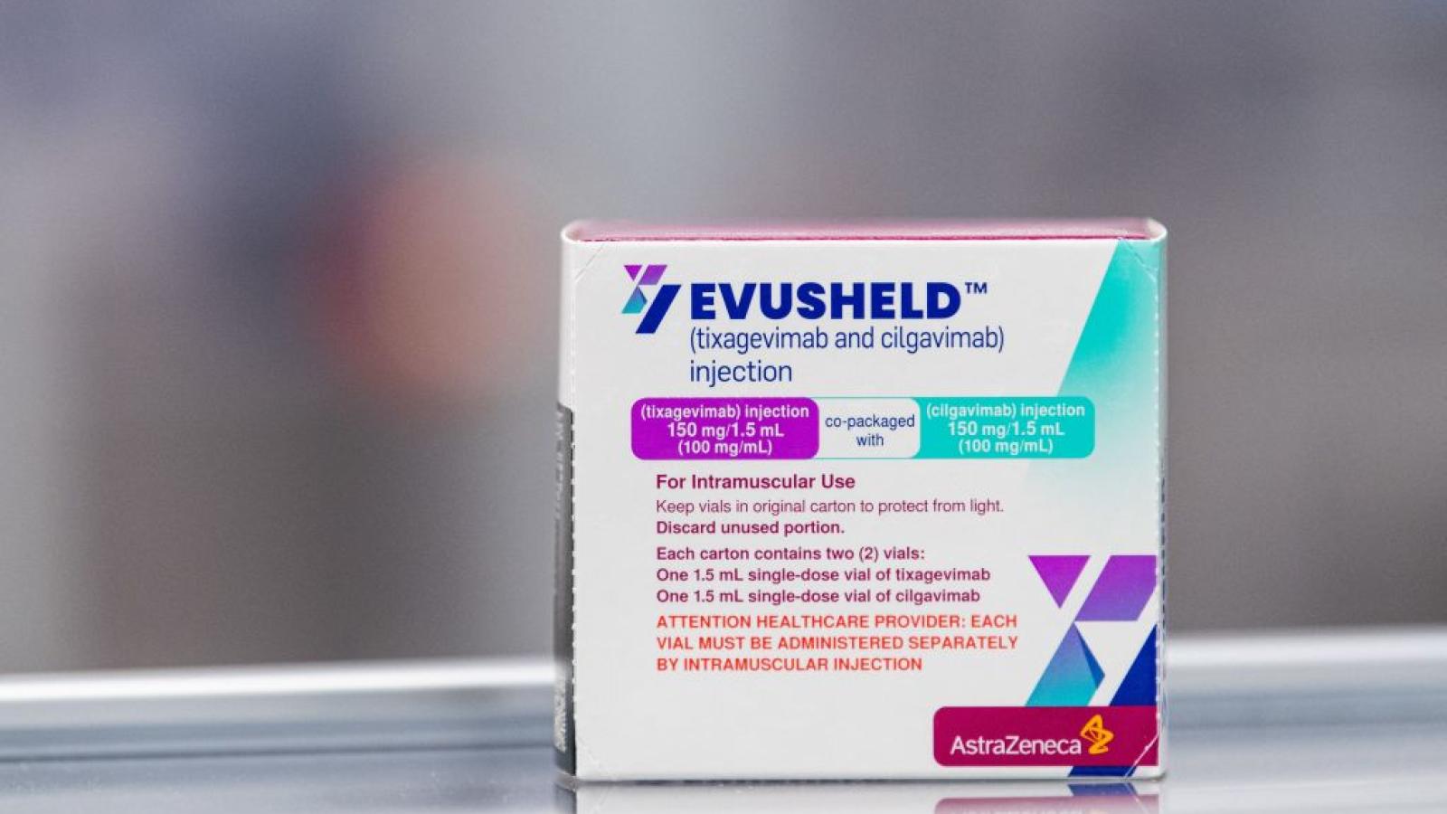 A box of Evusheld
