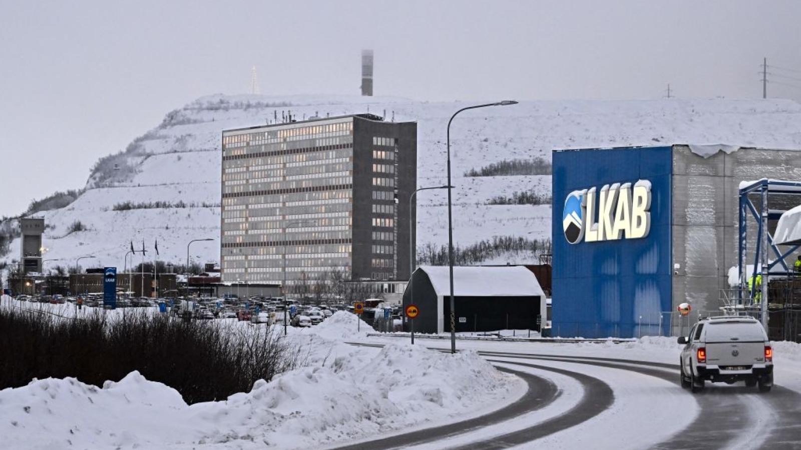 LKAB's iron mine, Jan. 12