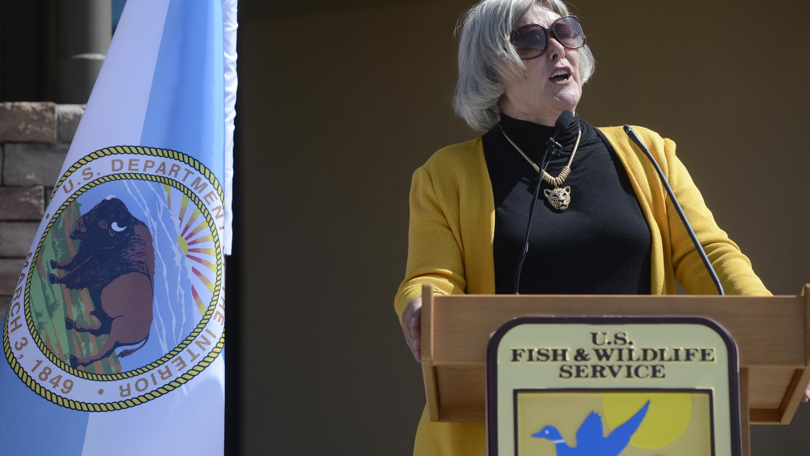 Pat Schroeder, Commerce City, Colo., April 8, 2015