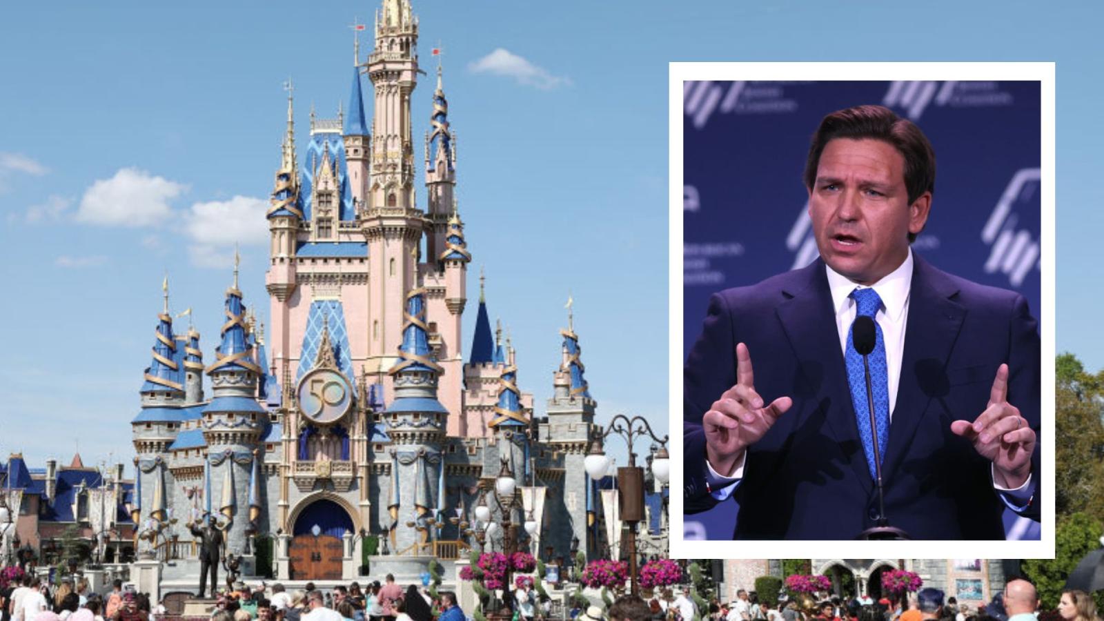 Disney World, Florida, Mar. 3, 2022, Insert: Ron DeSantis, Las Vegas, Nov. 2022