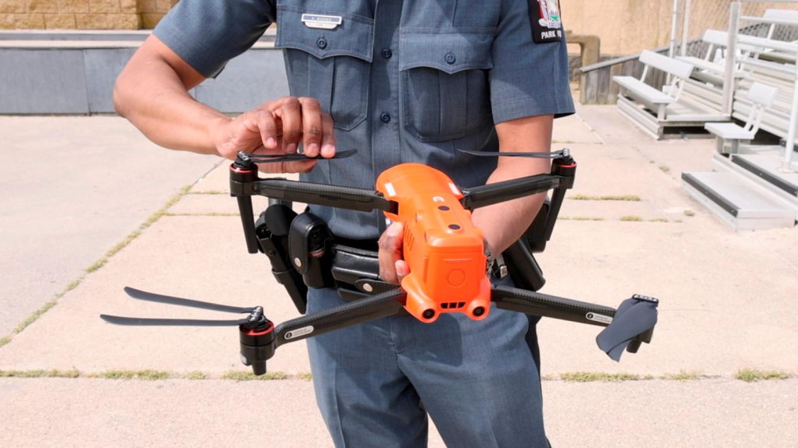Drone used for shark surveillance