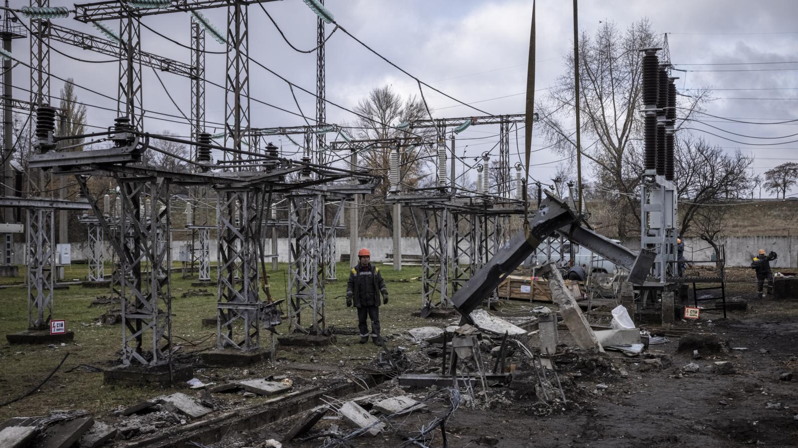 Energy, power plant, Kyiv, Ukraine, Nov. 4, 2022