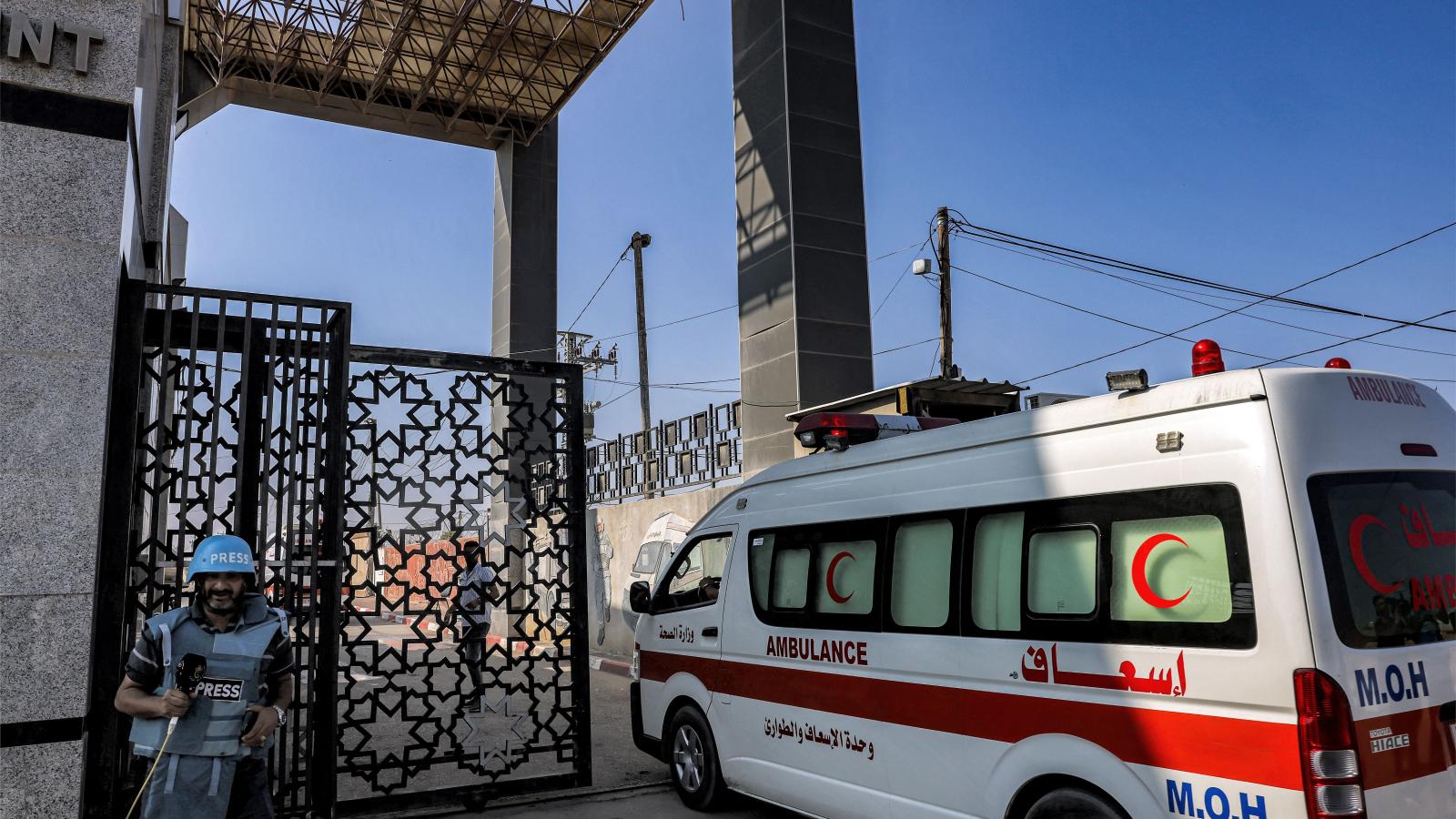 Rafah border crossing, Gaza Strip, Nov. 1, 2023