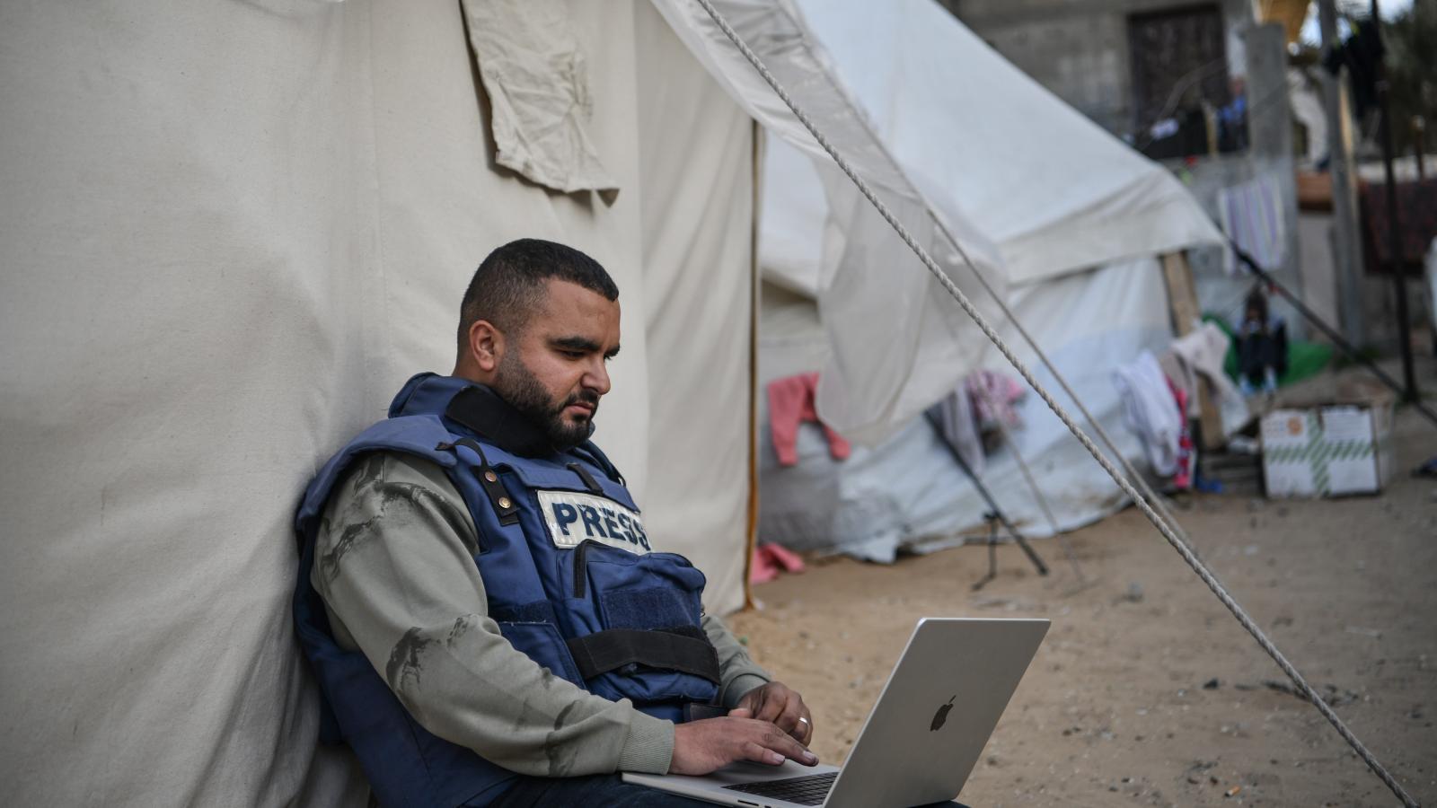 Journalist, Rafah, Gaza, Jan 14, 2024