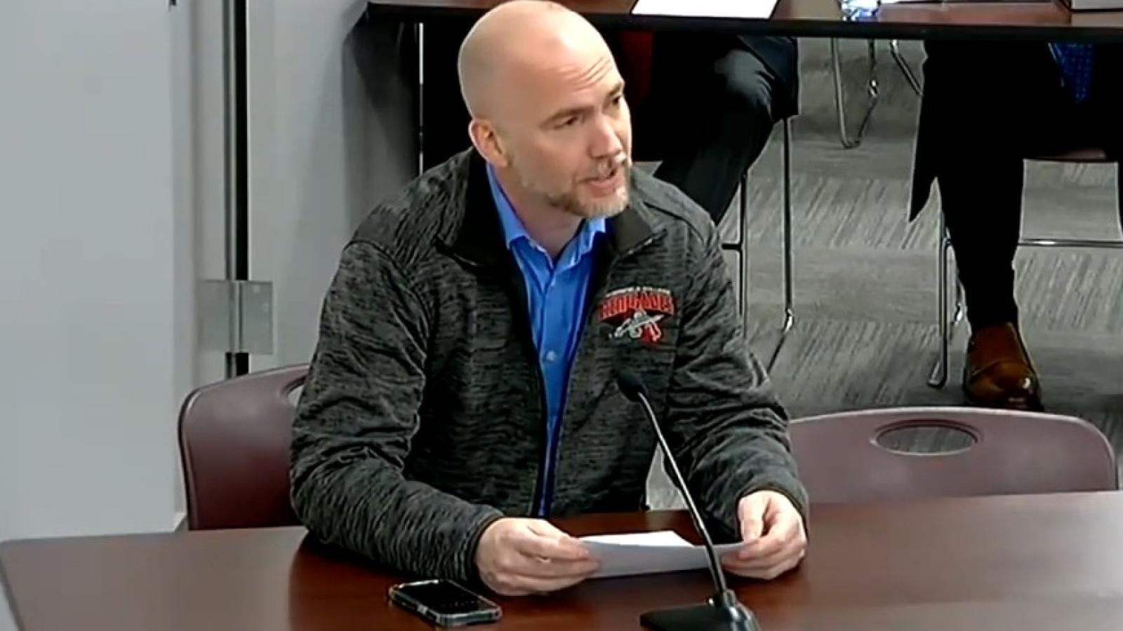 Former Bakersfield College professor Matthew Garrett