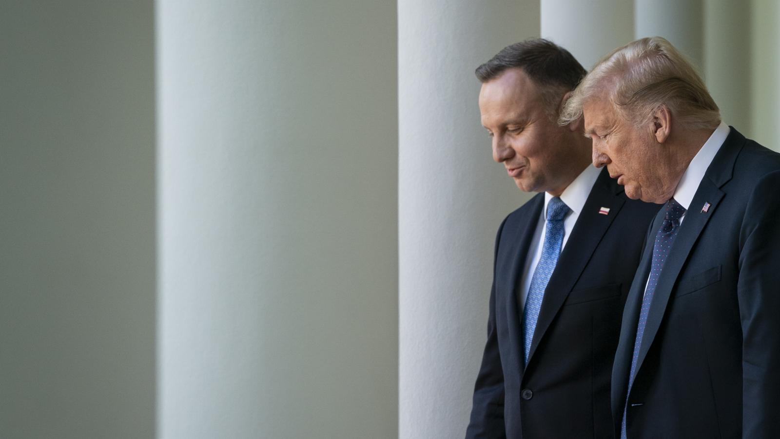 Trump, Polish President Andrzej Duda
