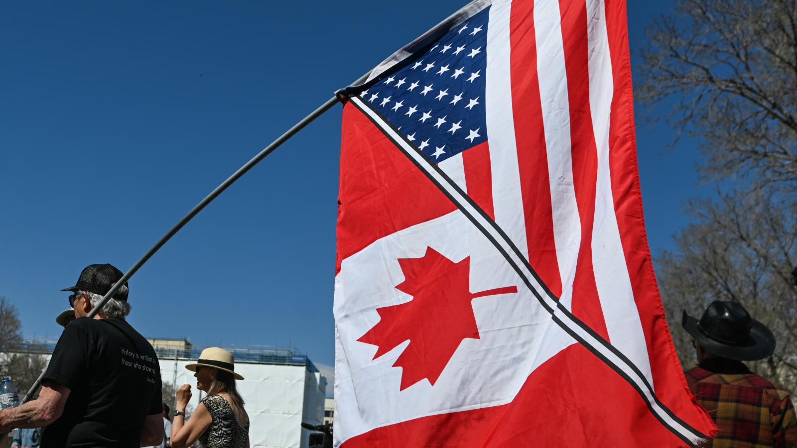 Canada-US protest