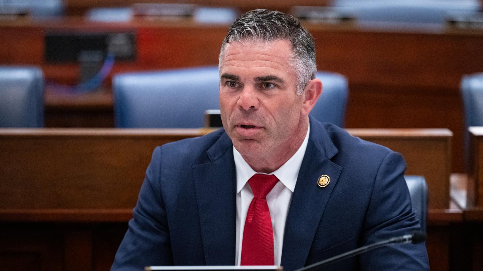 Rep. Tony Wied, R-Wisc., participates in the House Agriculture Committee markup the "Digital Asset Market Clarity Act of 2025" in the Longworth House Office Building on Tuesday, June 10, 2025.