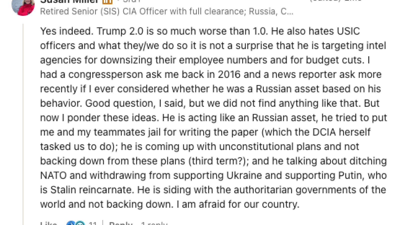 Susan Miller - Russian Asset