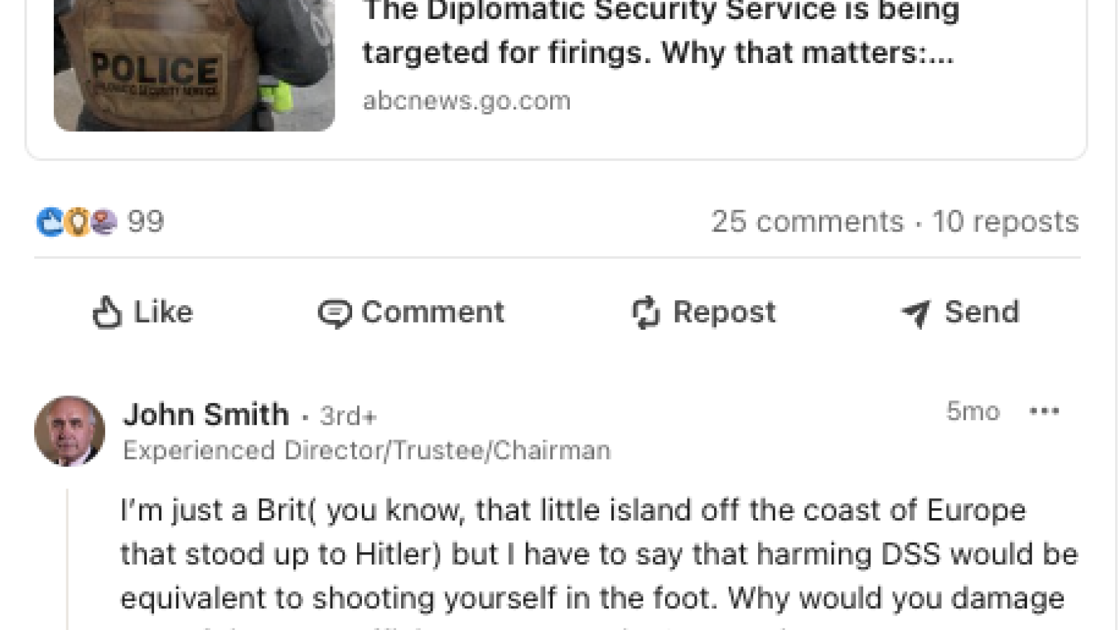 Susan Miller - Hitler Analogy