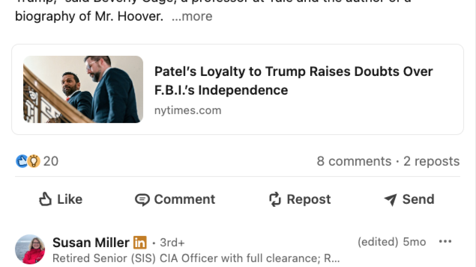 Susan Miller - Appalled