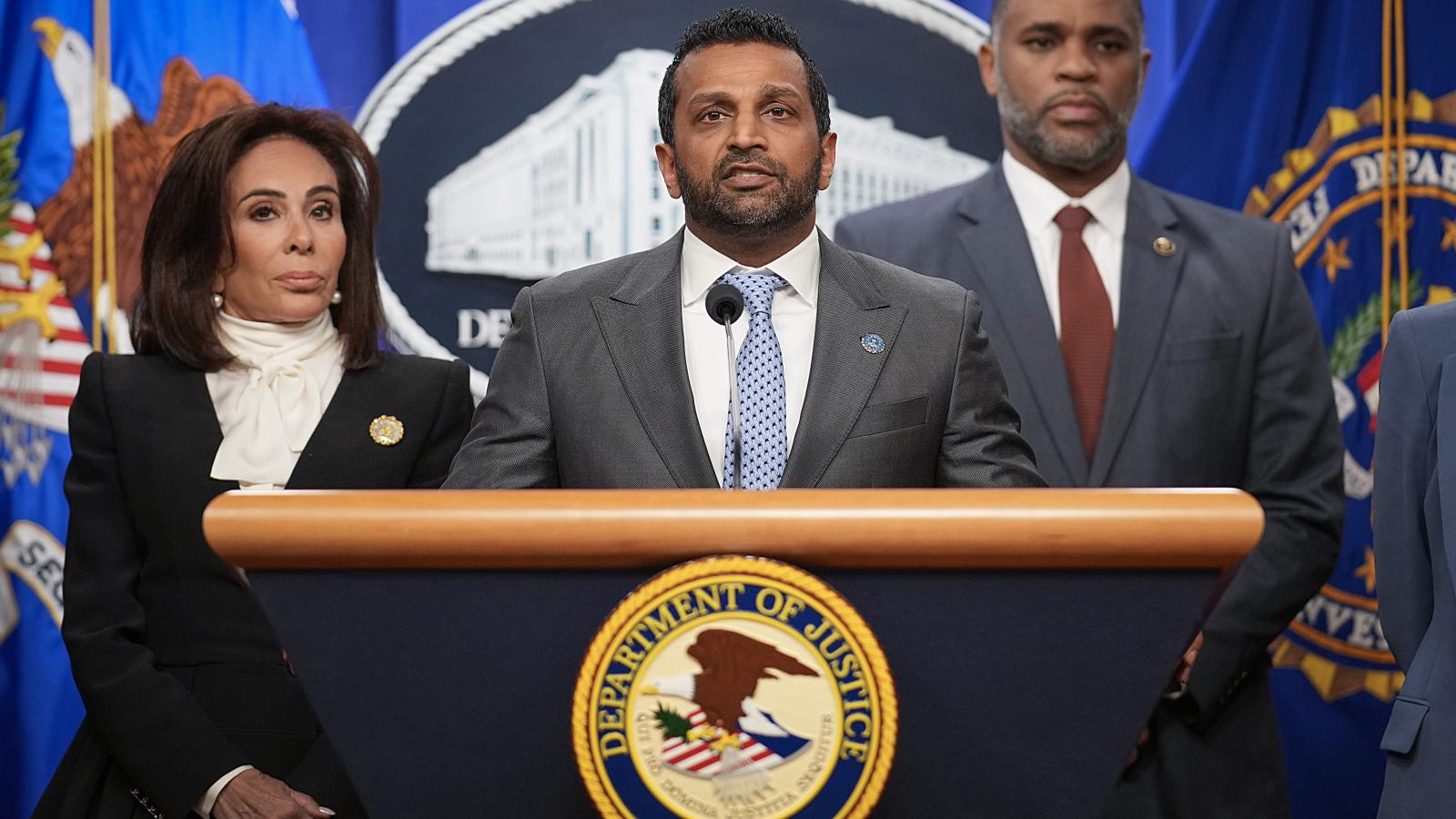 AG Bondi and FBI Director Patel Hold Press Conference On Jan. 6 Pipe Bomber