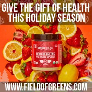 Field of Greens: Give the Gift of Health This Holiday Season and use code: JUSTNEWS for 15% off your first order or 10% recurring subscription.