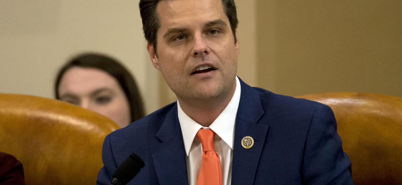 Rep. Matt Gaetz: Impeaching Trump Again Is For Democrat Coalition ...