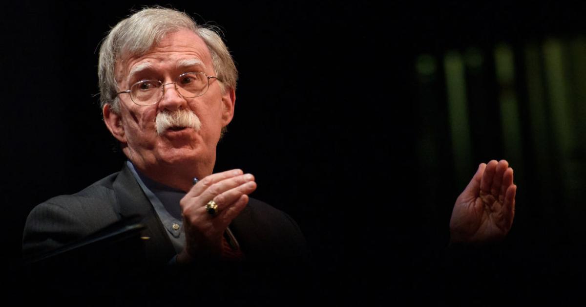 Ex-Trump National Security Advisor Bolton Says Will Write-in Vote For ...